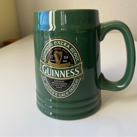 Guinness Dining Guinness Beer Mug Set Green Black Poshmark